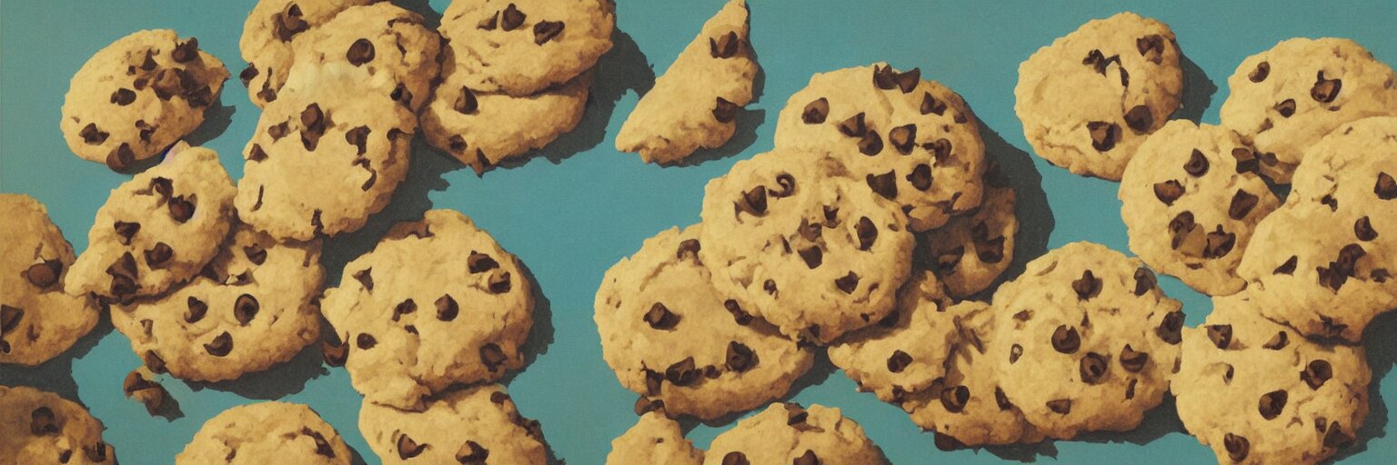 cookies painting magritte