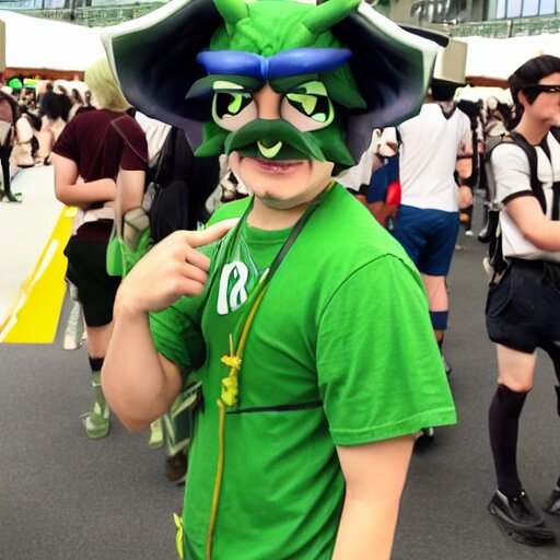 Lexica Cosplay of vinny from vinesauce at summer comiket 2 0 1 9