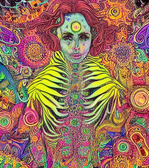 ketamine dreams, psychedelic, intricate, super detailed, 4K,