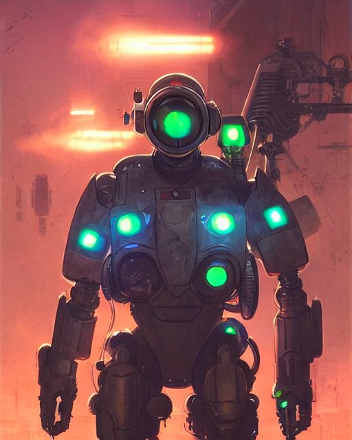 luigi in a mech scifi suit with missles and small lights by, fan ...