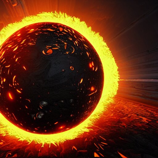 a sphere of molten core, melting sphere, glowing magma sphere, lava sphere, state of the art 3 d graphics, centered, in center, unreal engine, highly detailed, epic 