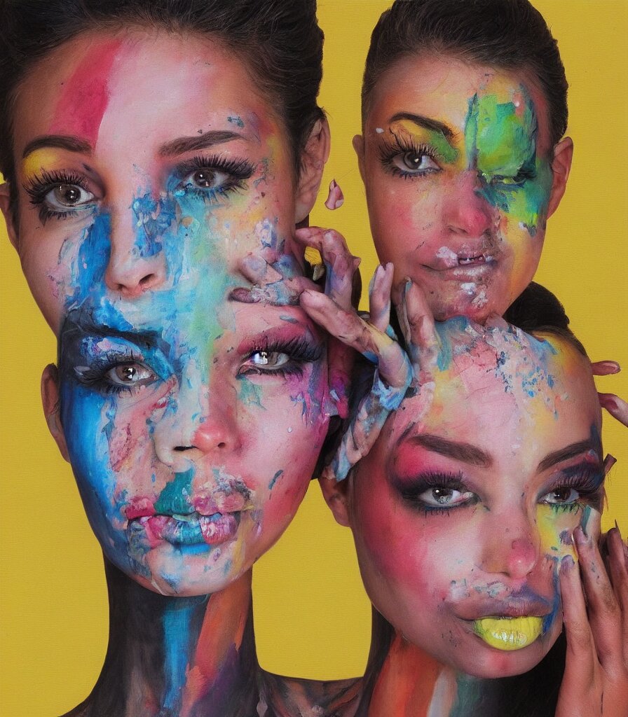 Lexica Why do we paint each other? realistic