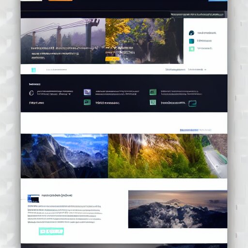 website material design concept 