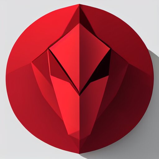 low poly, vector, white eagle icon, in a book, red background, cgsociety, artstation, octane render