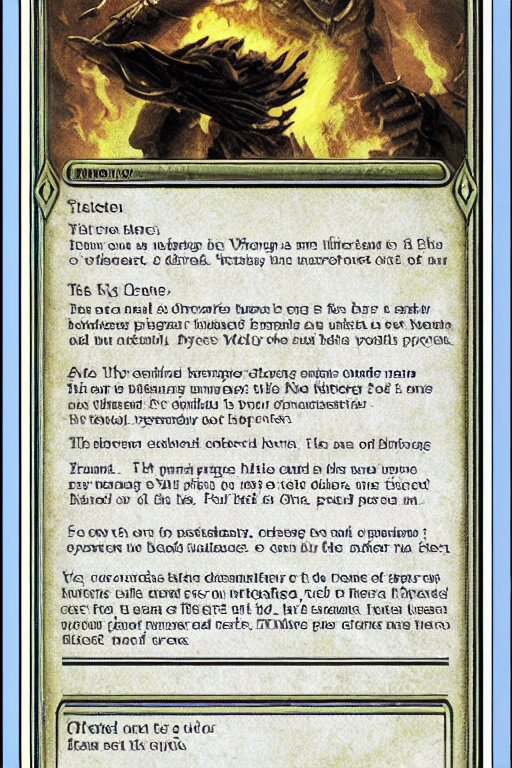 magic the gathering trade card empty template 