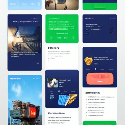 ui for a cardboard box website 