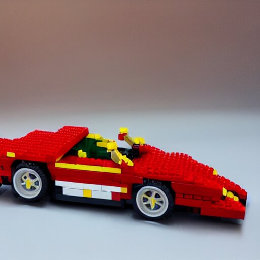 red ferrari testarossa lego set 