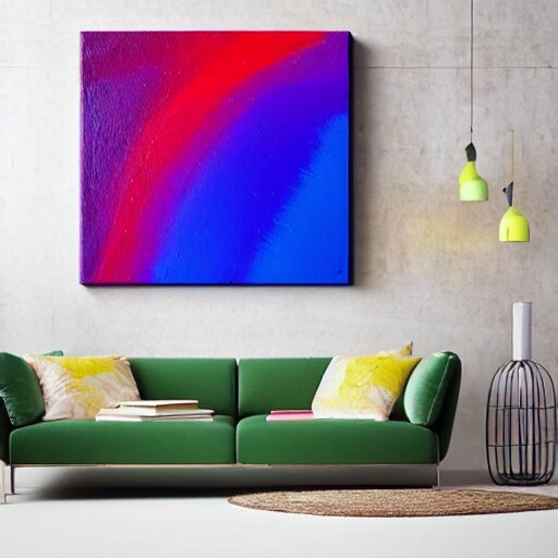 a pour painting on canvas, rainbow colors, abstract, thick paint, chunky paint, glossy, resin coated 