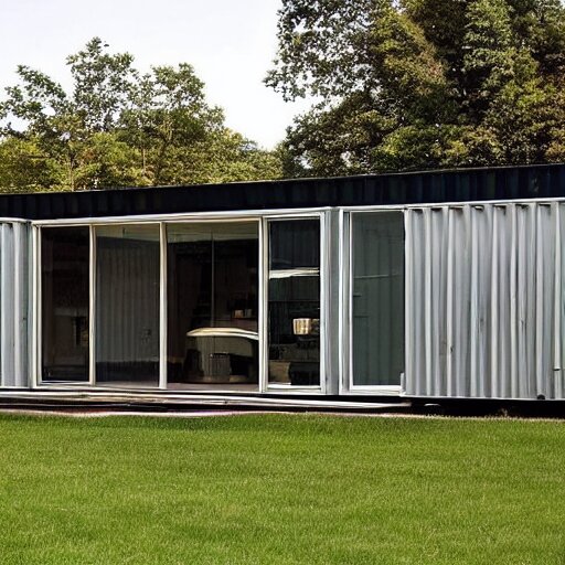 luxury! shipping container! house!!! designed by ludwig mies van der rohe! 