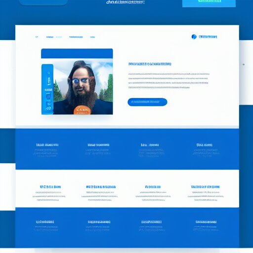 ui design of a saas website, minimal design, blue color scheme, 4 k 