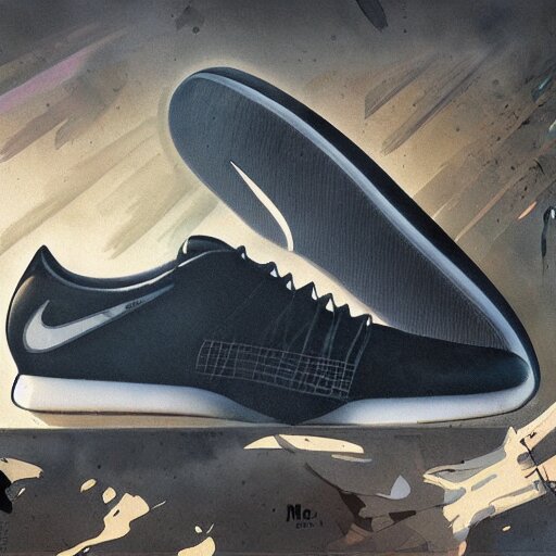 hitler advertises nike sneakers, hyperrealism, sharp focus, 4 k resolution, ultra detailed, style of ron cobb, adolf hiremy - hirschl, syd mead, ismail inceoglu, rene margitte 