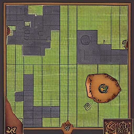 checkered map for tabletop rpg 