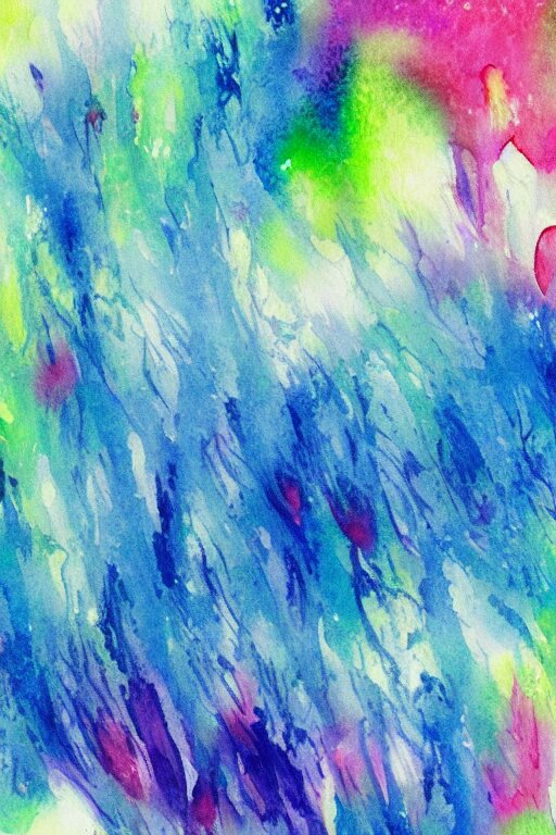 digital background of dripping watercolor paint by georgia o keeffe 