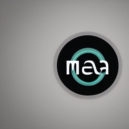 Mega Web Radio logo for a web radio online Company, minimal, abstract, soft color scheme 