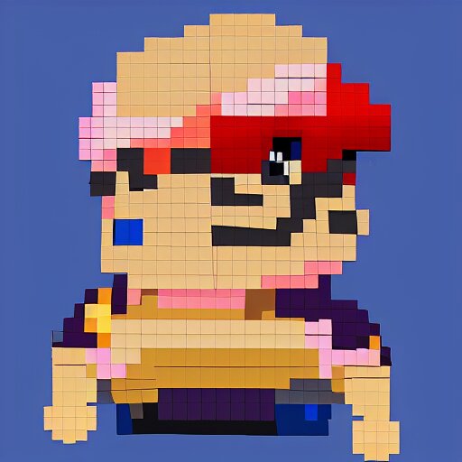 pixel art of danny devito in street fighter 