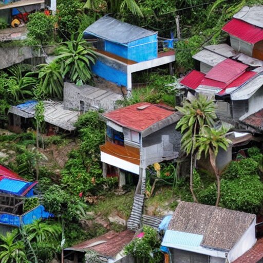 rio de janeiro house. the house is in a favela. extremely detailed. by glen billy. hyper - realistic, 8 k 