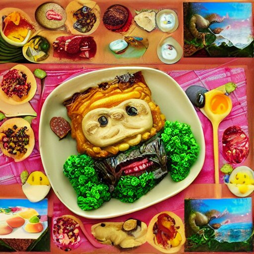 surrealism food 