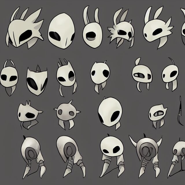 hollow knight character design by ari gibson 