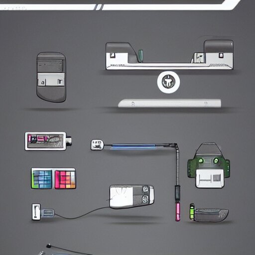 modular game item, futuristic battery pack, very realistic , artstation, concept art ,