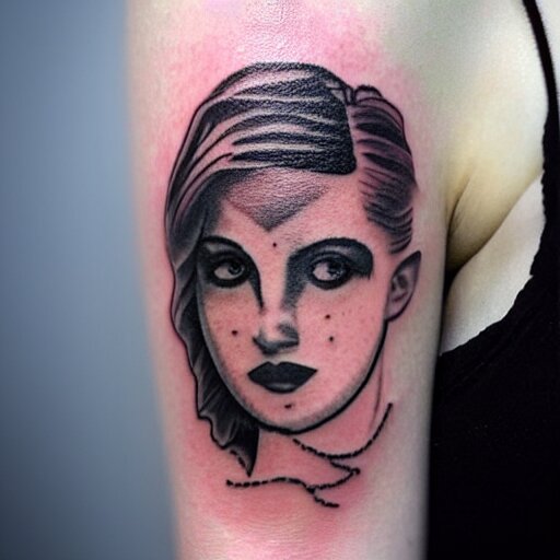 a tattoo inspired by the musical artist aurora. 