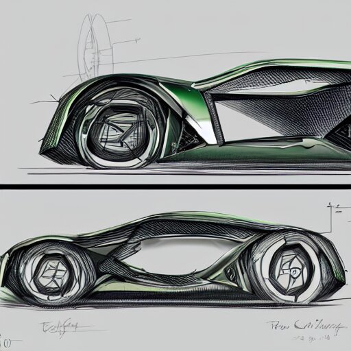 hedge cutter, industrial design sketch, digital art, highly detailed, trending on art station, automotive design, 4k, green and black