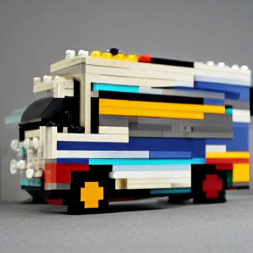 walter white rv lego box realistic