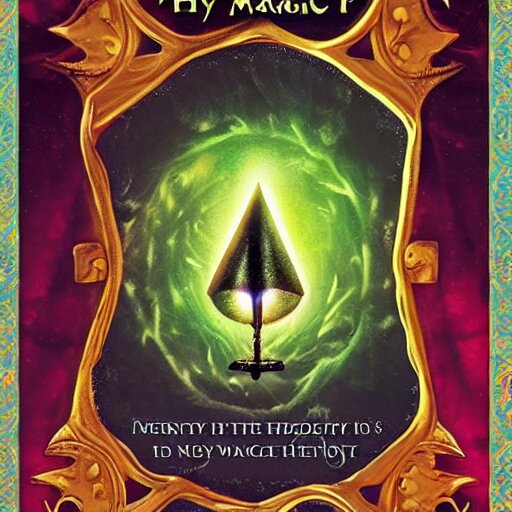 cover of book about magic written by a sorcerer, highly detailed, 4 k 