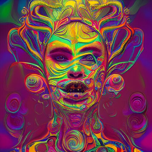 An extremely psychedelic portrait of A lemon, surreal, LSD, face, detailed, intricate, elegant, lithe, highly detailed, digital painting, artstation, concept art, smooth, sharp focus, illustration