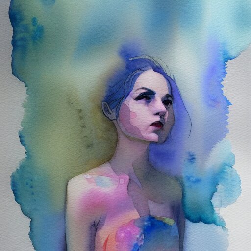 dreaming in watercolor, trending on artstation, award winning 