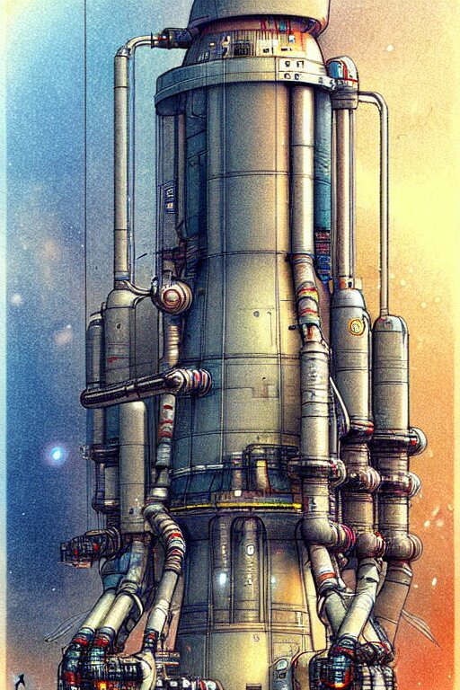 design only, 2 0 5 0 s retro future nuclear reactor core control rods designs borders lines decorations space machine. muted colors, by jean - baptiste monge 