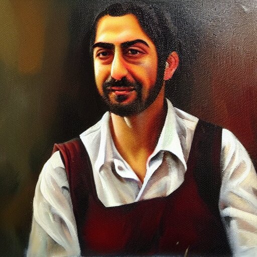 Barış Özcan, oil painting YouTube