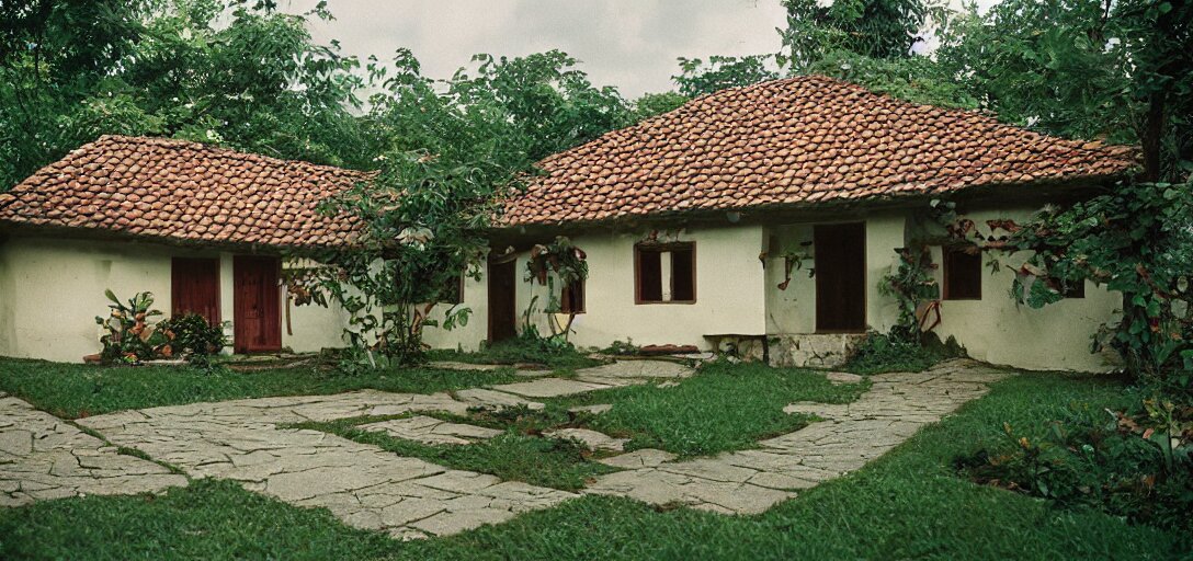 house in carpathian vernacular style. outdoor landscaping designed by roberto burle marx. fujinon premista 1 9 - 4 5 mm t 2. 9. portra 8 0 0. 