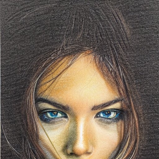  Colored pencil art on paper, highly detailed, artstation, Caran d'Ache Luminance