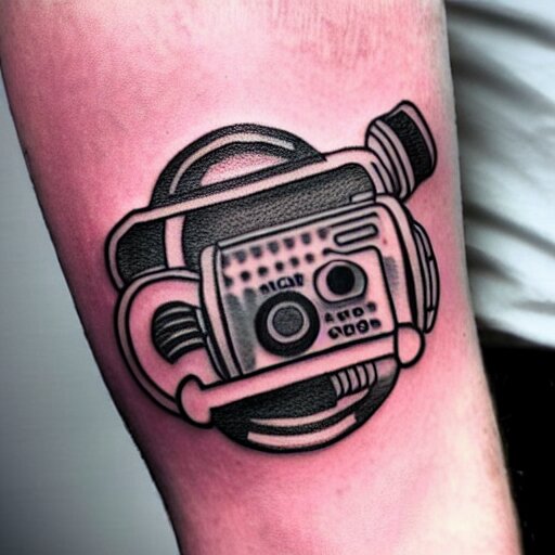 sp - 4 0 4 audio mixer tattoo along forearm 