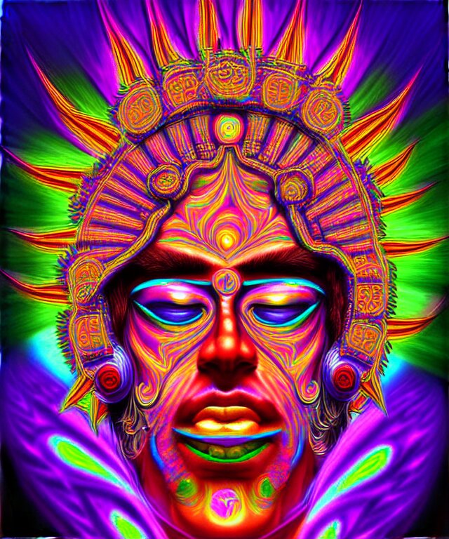 psychedelic dmt deity fantasy art superhero digital painting pho ...