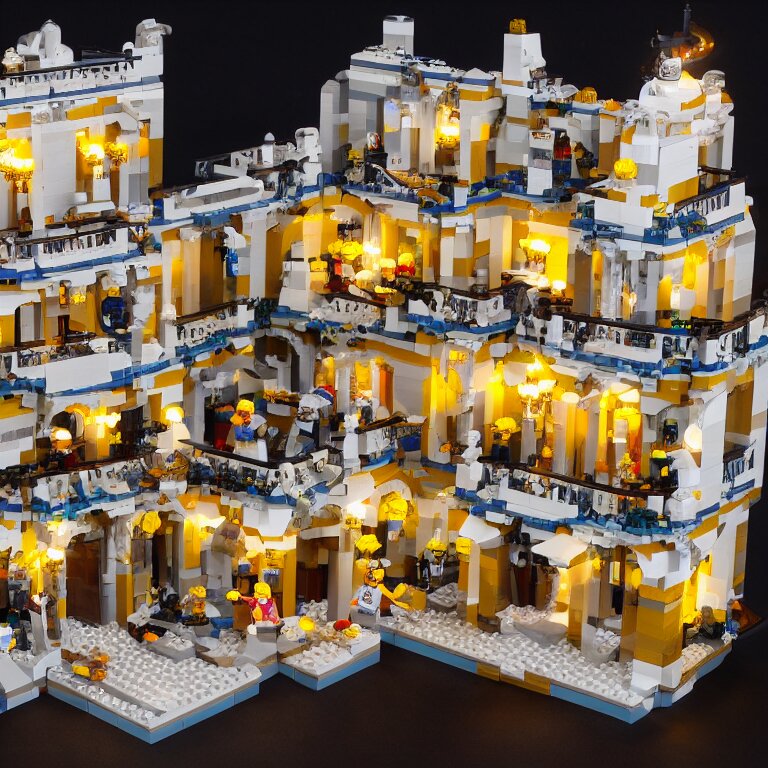 mara - a - lago lego set, product marketing, photorealistic, studio lighting, highly detailed 