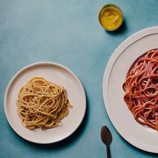 kodak portra 4 0 0, 8 k, soft light, volumetric lighting, highly detailed, a photographic still life of a plate of carbonara, typical italian food, realistic, hyper realistic - h 7 0 4 