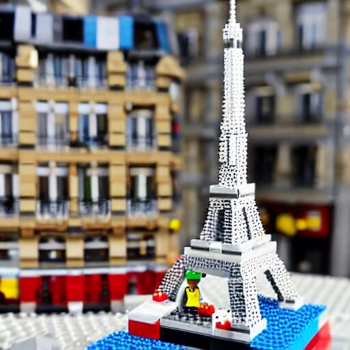 paris made with lego