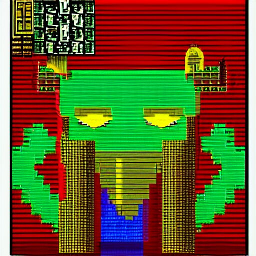 evil wizard, 16x16 pixel art, MS-DOS, 1994