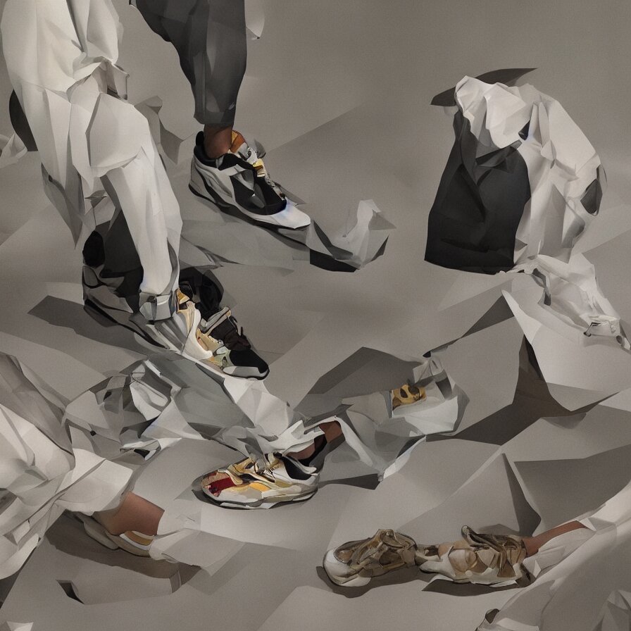 futuristic balenciaga sneakers by ( ( ( lucian freud ) ) ) and gregory crewdson and francis bacon, highly detailed, hyper realistic, oktane render, biomorphic, 8 k, highly detailed, hyper realistic, photorealistic, 