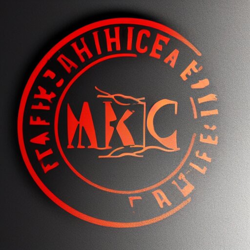 da michele logo for a pizzeria, 2 d, illustration 