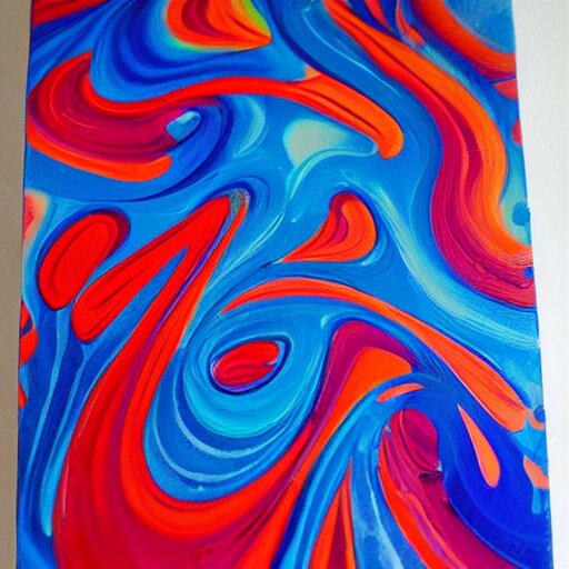 dutch pour acrylic paint pouring pattern 