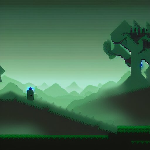 ghost spooky landscape SNES pixel digital art landscape 4k, deviantart