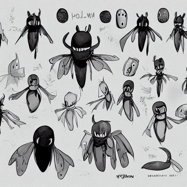 hollow knight character design by ari gibson 