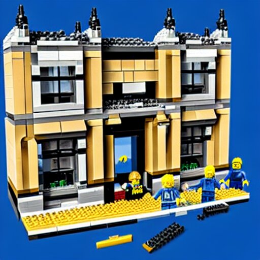 mar - a - lago fbi raid lego set 