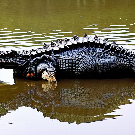 Photomorph that fuses a crocodile with a cow