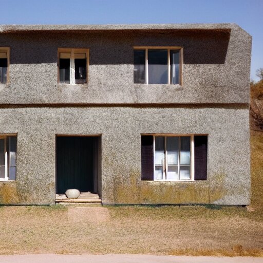 a photo of a house so uninteresting and unremarkable, with nothing to make it unique, a truly normal house 