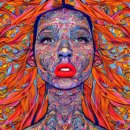 the portrait of an unbelievably beautiful and sophisticated young woman made up of peppers looking straight up, an ultrafine detailed illustration by james jean, intricate linework, bright colors, final fantasy, behance contest winner, vanitas, angular, altermodern, unreal engine 5 highly rendered, global illumination, radiant light, detailed and intricate environment 