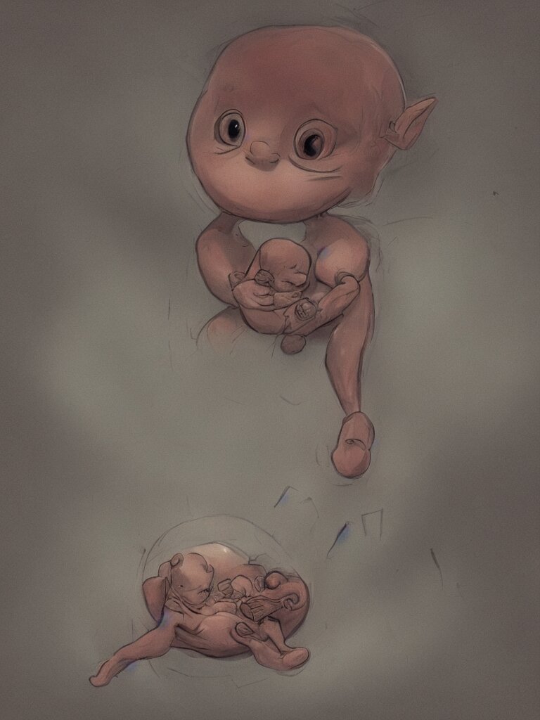 fetus by disney concept artists, blunt borders, rule of thirds 