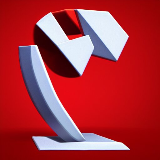 low poly, vector, white eagle icon, in a book, red background, cgsociety, artstation, octane render